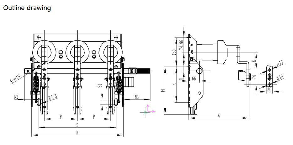 EB 型接地開關（ABB許可技術(shù)快速分合閘接地開關）技術(shù)參數(shù)